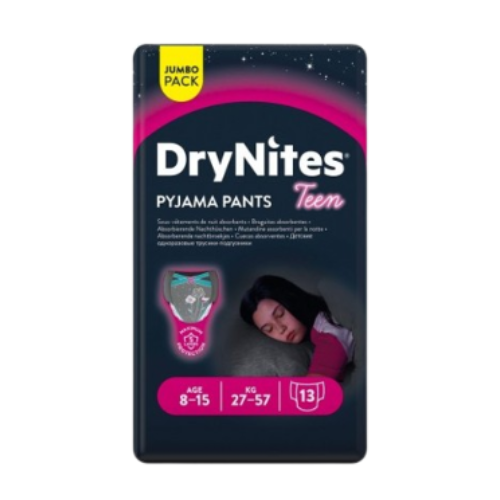 حفاظات ليلية دراي نايت 8-15 سنة بنات هجيز